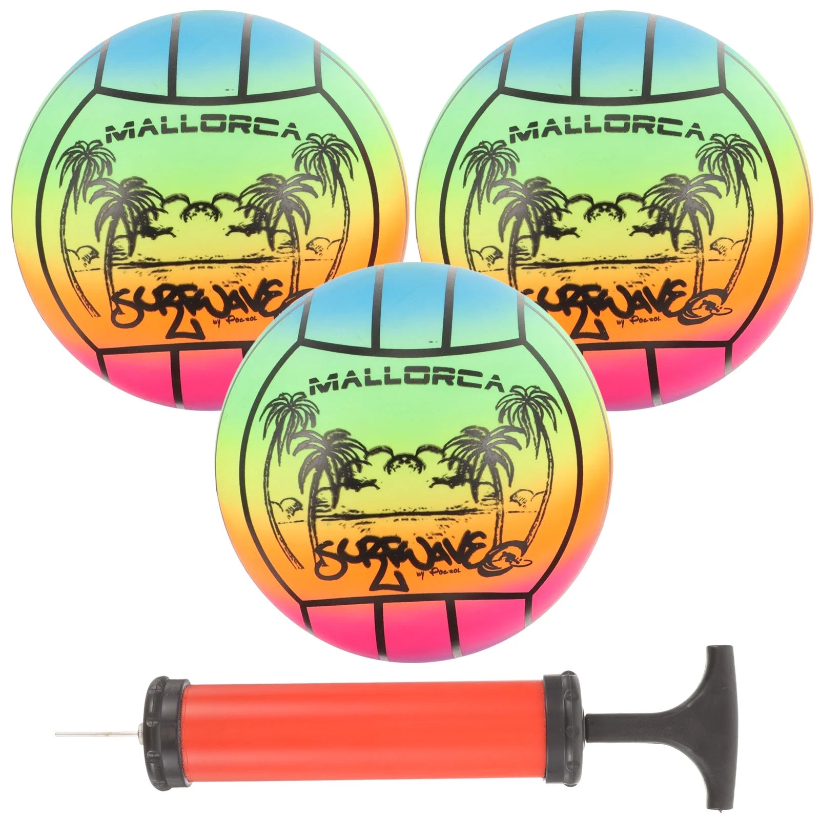 Inflatable Ball Toy Set of 4 W4210