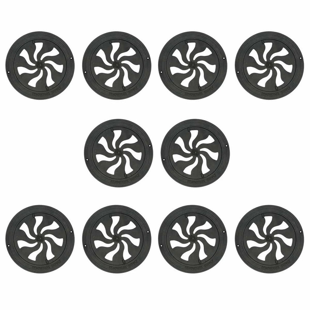 10 Round Cast Aluminum Wall Floor Vent Grate M93122