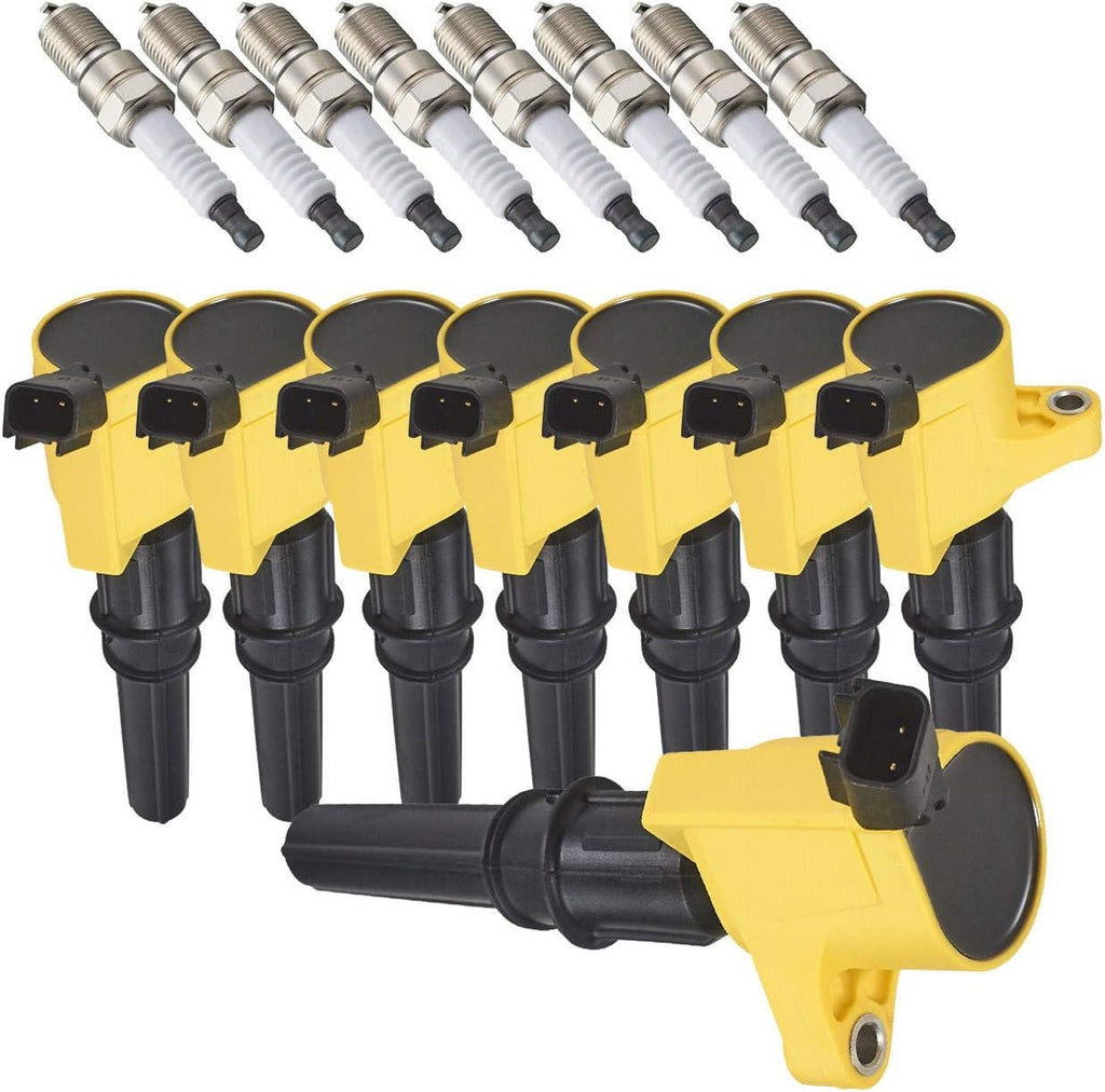 Spark Plug and Ignition Coil Pack Set of 8 D697110