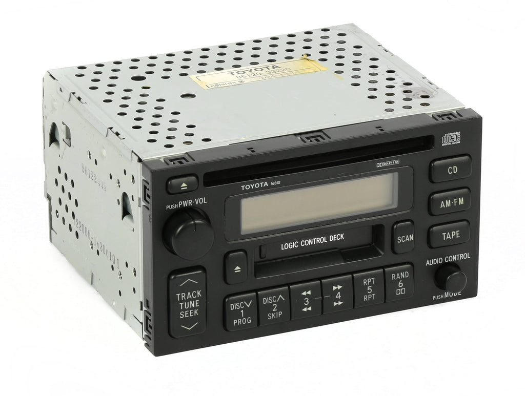 1999 Toyota Camry Avalon Solara Am FM Radio CD Cassette Face X162779