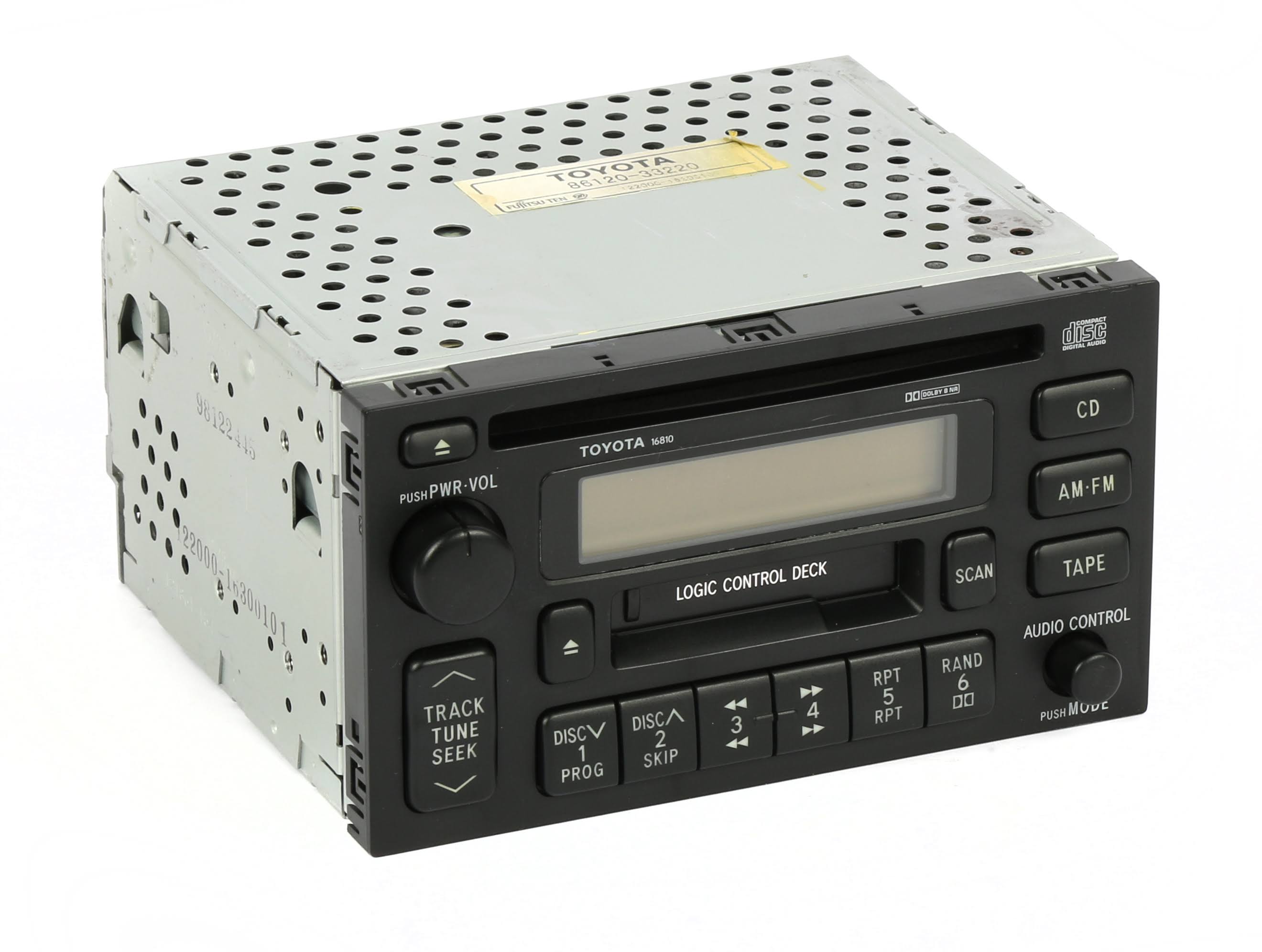 1999 Toyota Camry Avalon Solara Am FM Radio CD Cassette Face X162779