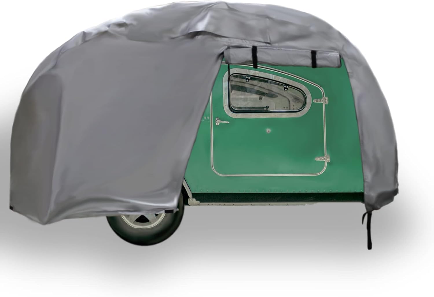 Silver Waterproof Teardrop Trailer Cover T17134