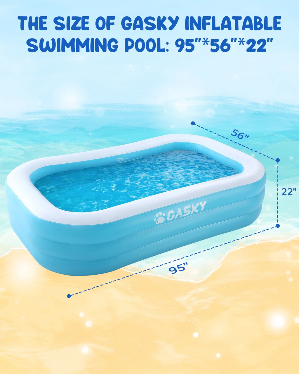95In Inflatable Swimming Pool R908428