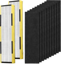 2 Pack Replacement Filter C with 10 Pack Carbon Filters H3691