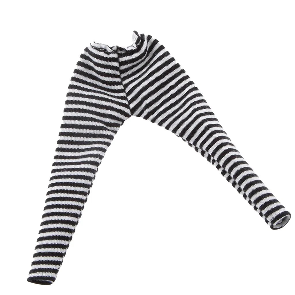 Stripe Tights Leggings for 1:6 Doll Blythe Clothes Q8307