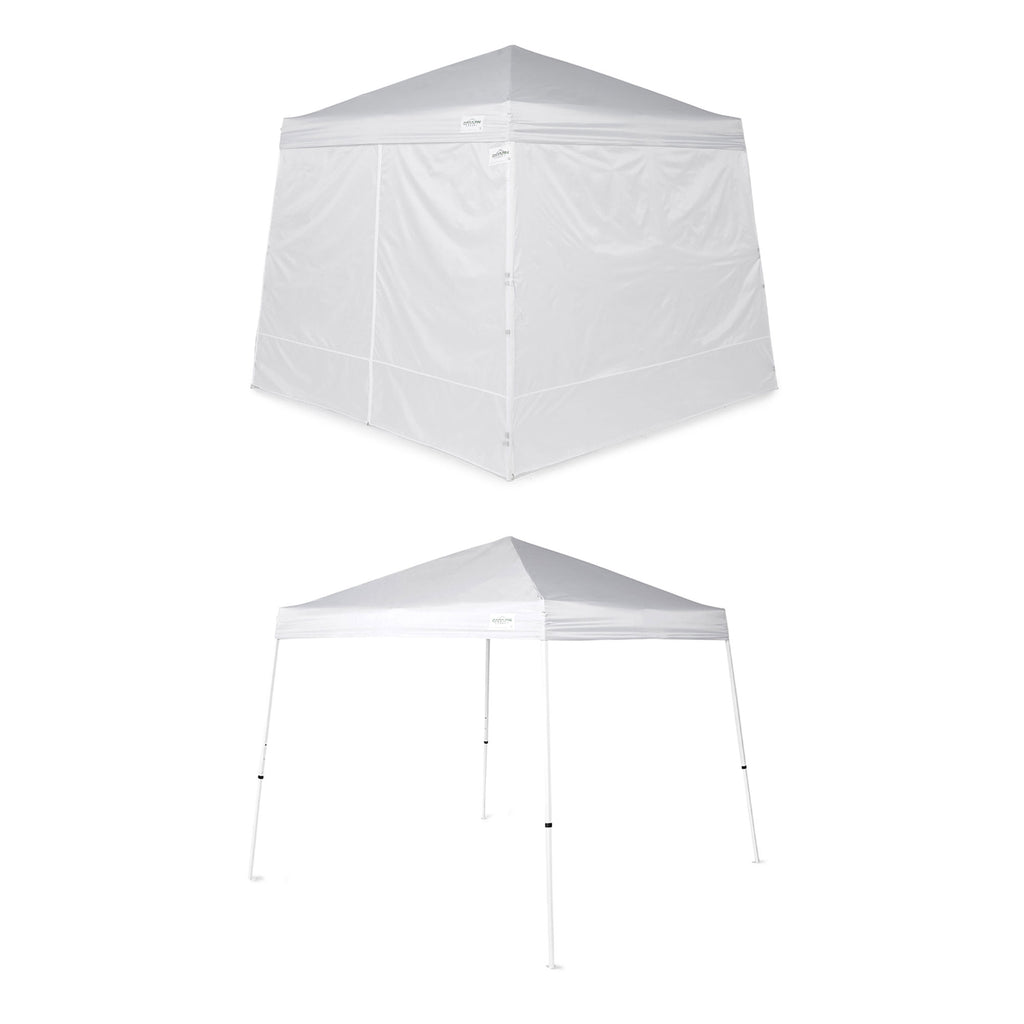 10x10' Instant Canopy Kit with 2 Slant Leg Sidewall C416972