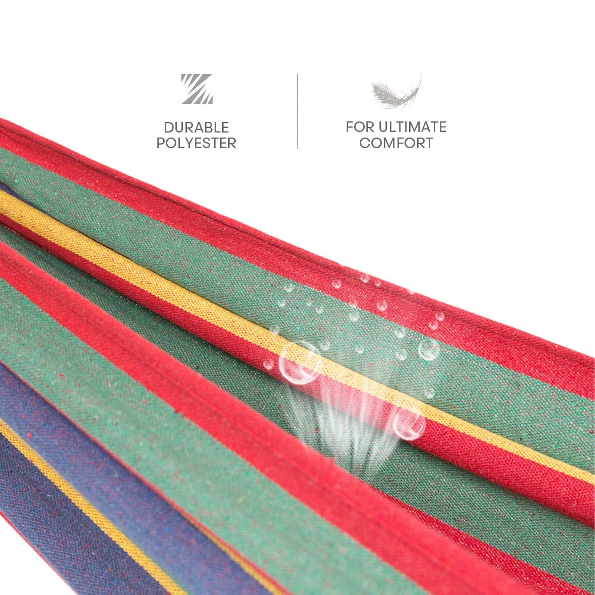 Freestanding Steel Double Hammock with Carry Bag V52020