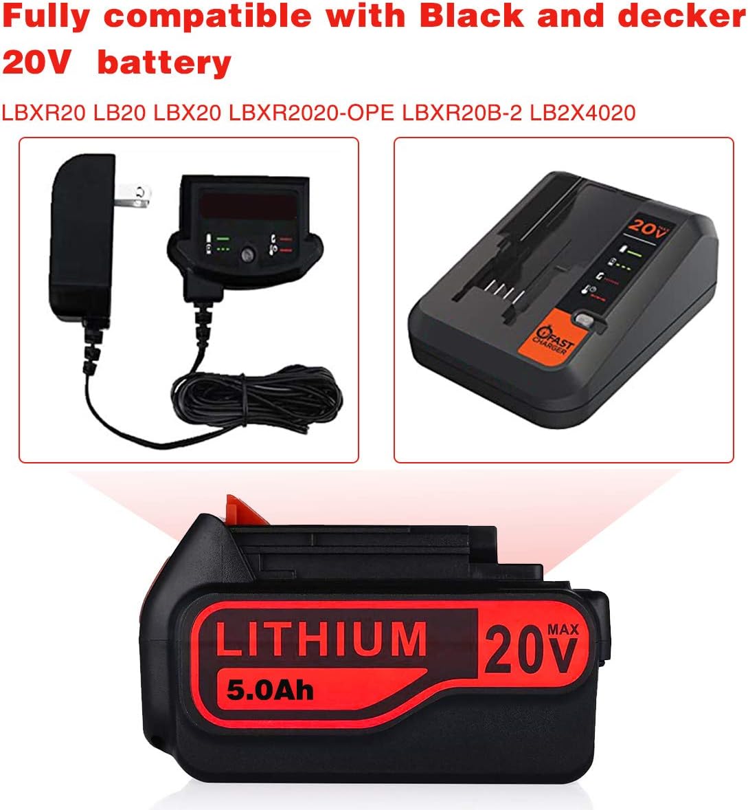 5.0Ah 20V Lithium-Ion Rechargeable Battery H6795