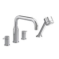 Polished Chrome Deck Mount Tub Filler with Personal Shower E25001