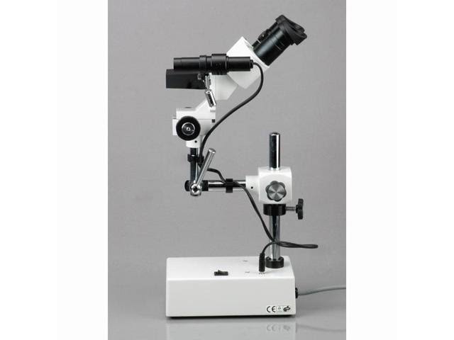 20X & 40x Widefield Stereo Microscope with Boom Arm Stand Y85337