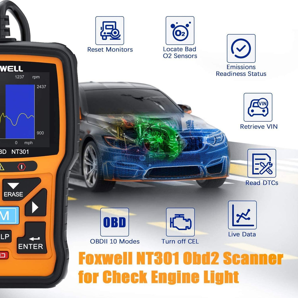 OBD2 Scanner Diagnostic Tool Pack of 2 R988