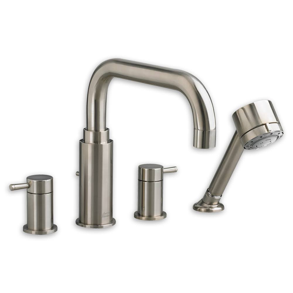 Polished Chrome Deck Mount Tub Filler with Personal Shower E25001