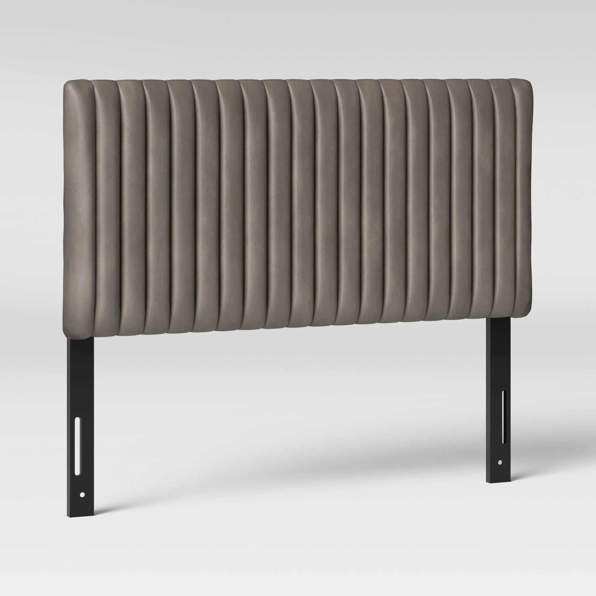 California King Velvet Channel Headboard Z529