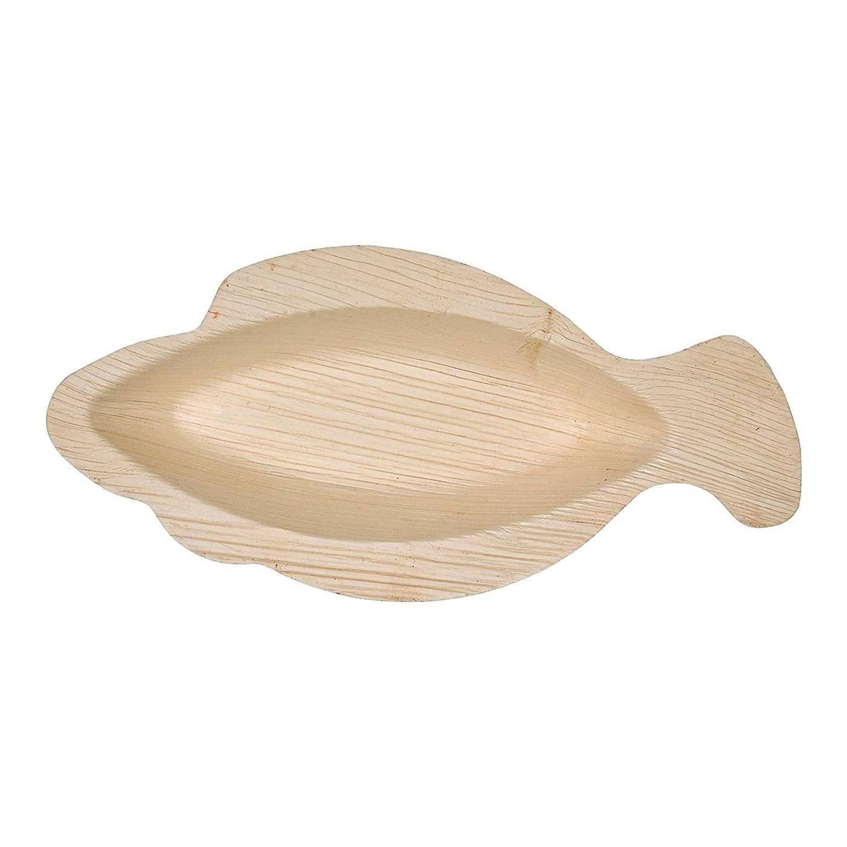 100 Trays Natural Palm Leaf Disposable Trays E122351