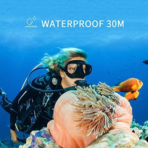 4K 30FPS Touch Screen Wifi Sports Underwater Camera with 2 Rechargeable Batteries F68223