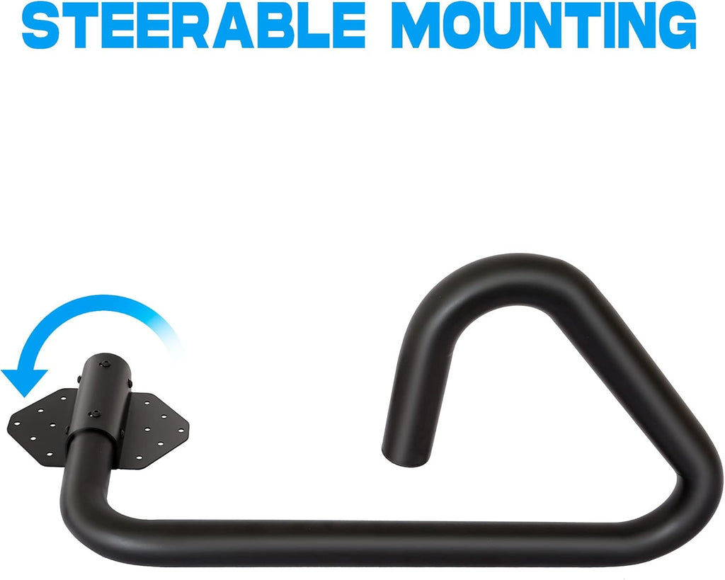 Spa Safety Handrail 57'' Hot Tub Handrail 600LBS Capacity Hot Rail, Spa Hand Railing with Slide-Under Base W6609