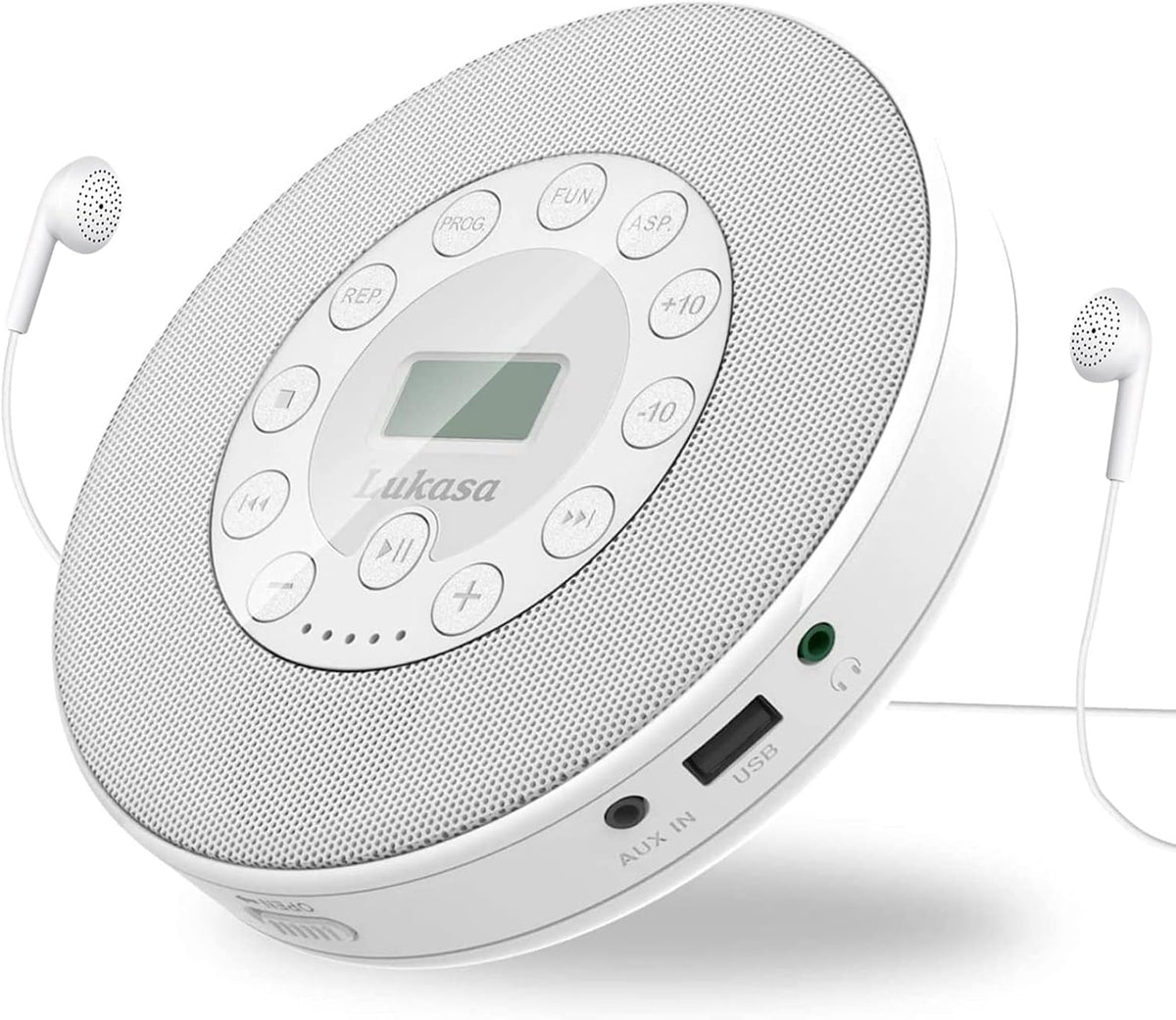 Rechargeable Portable Bluetooth CD Player with Stereo Speaker C986