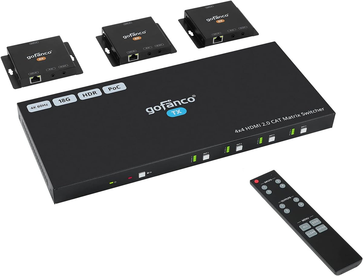 1x2 HDMI Extender Splitter Full HD 1080p Over Ethernet Cable with HDMI Loopout W223
