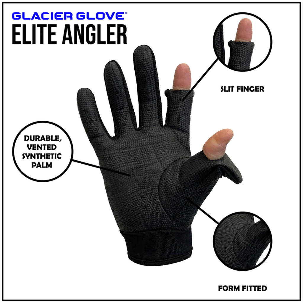 Black Slit Finger Gloves B892