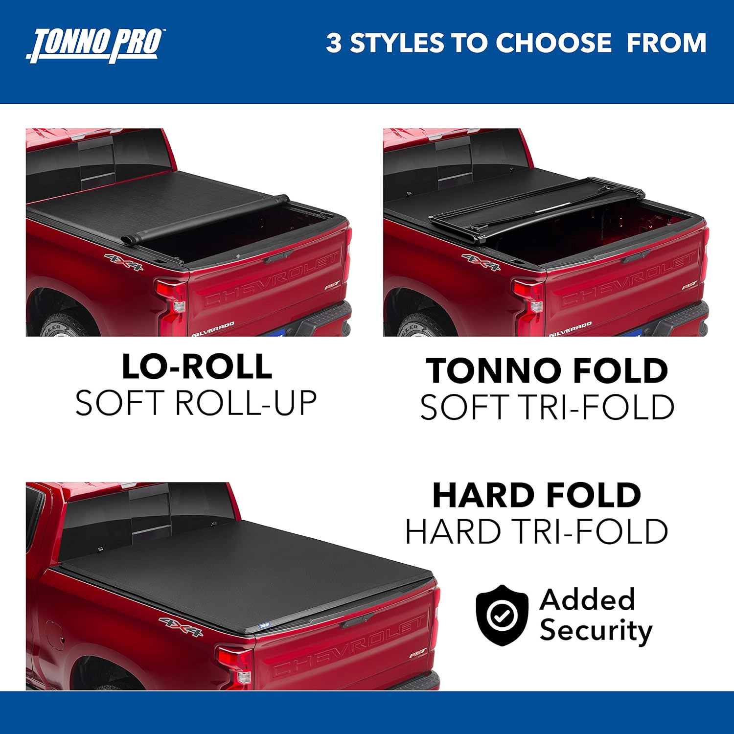 Soft Folding Truck Bed Tonneau Cover W106