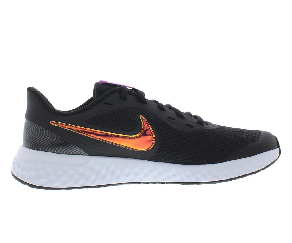 Black/White Girls Shoes Size 7 O5916