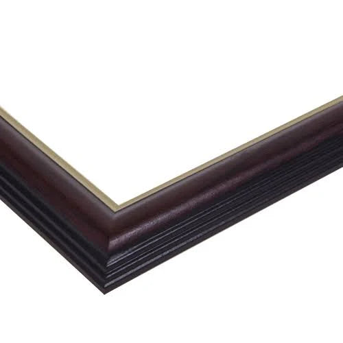 13x17 inch Diploma Frame with Black and Gold Mats L732