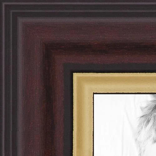 13x17 inch Diploma Frame with Black and Gold Mats L732
