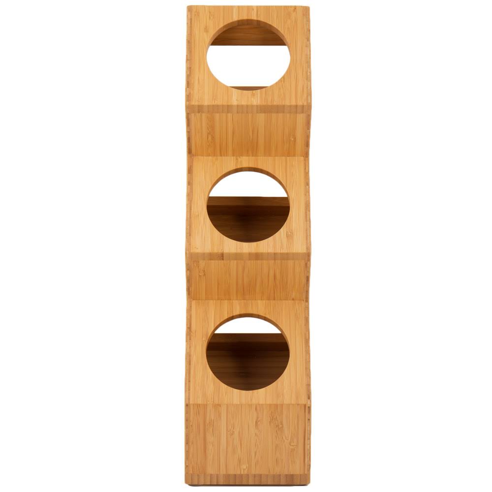 Bamboo 3-Compartment Cylinder Display S692