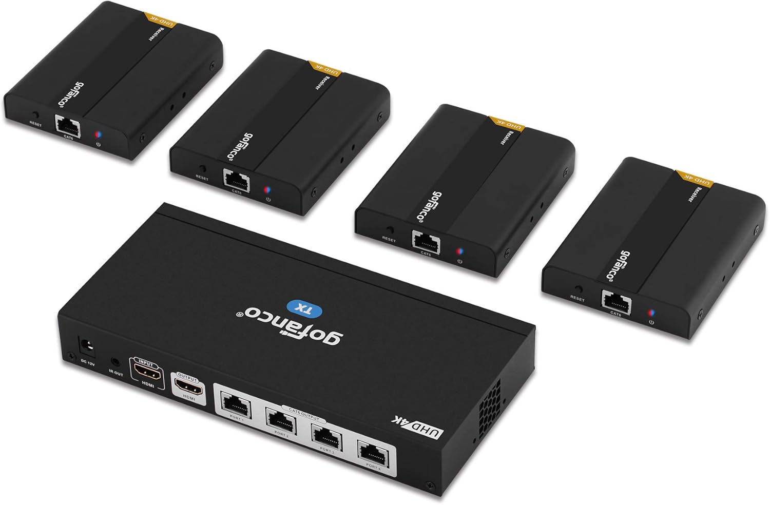 1x2 HDMI Extender Splitter Full HD 1080p Over Ethernet Cable with HDMI Loopout W223