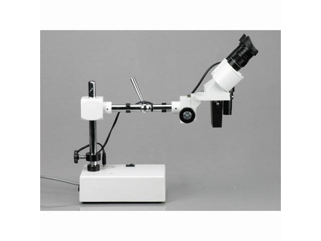 20X & 40x Widefield Stereo Microscope with Boom Arm Stand Y85337