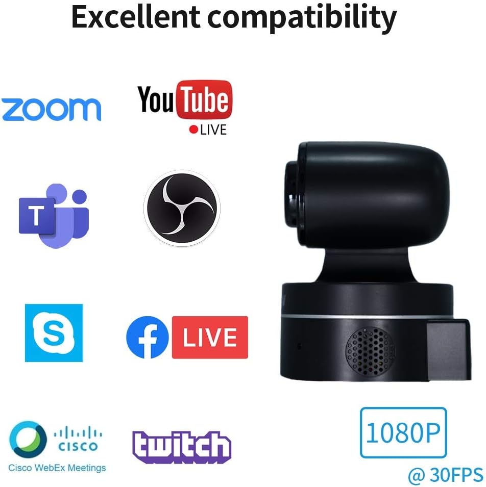 PTZ Camera with USB Outputs, 3X Optical Zoom T353297