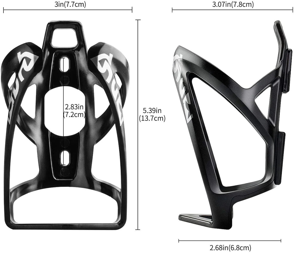 Black 2 Pack Plastic Bike Water Bottle Cage R57237