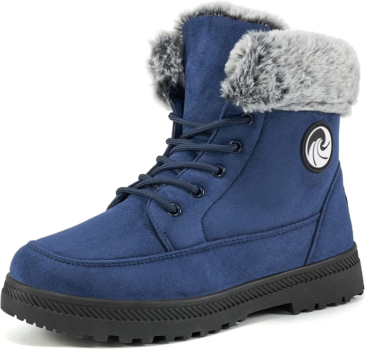 Winter Snow Boots Lace Up Flat Anti-Slip Ankle Boots M164242