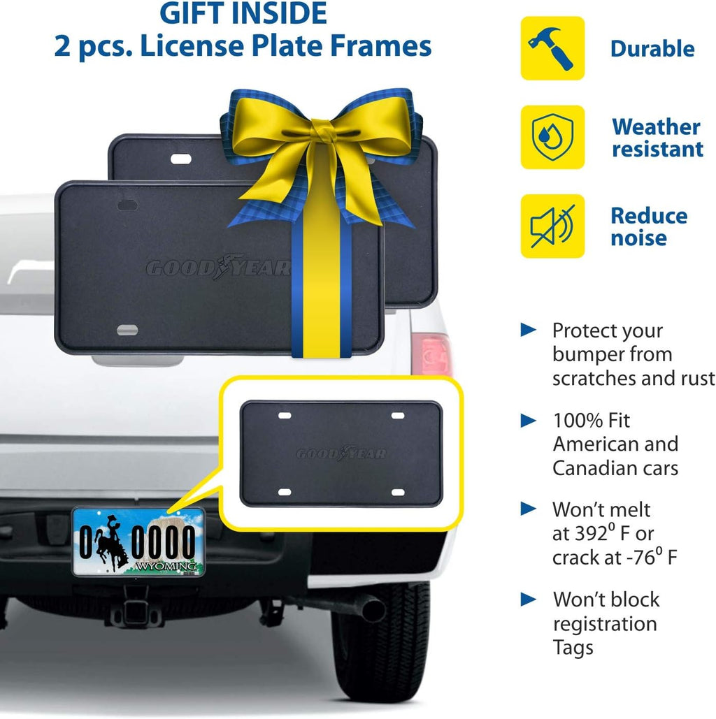 2 pcs Shatterproof Tape-on Window Deflectors for Toyota Tacoma 2016-2022 Access Cab Z993521