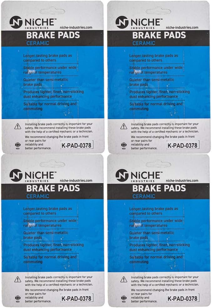 Front/Rear Ceramic Brake Pad Set 4 Pack K9020