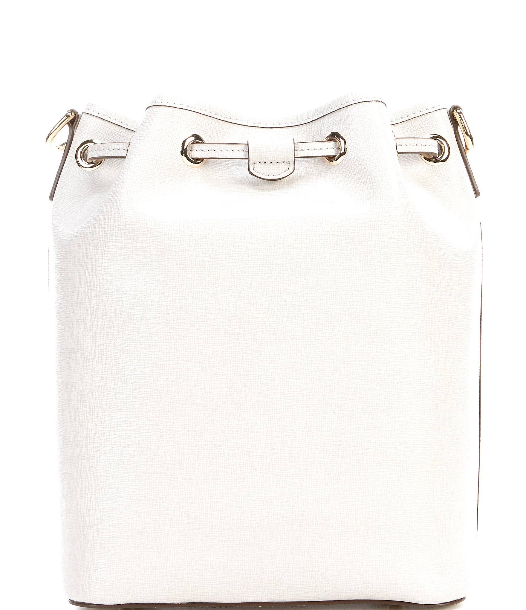 Marine Leather Drawstring Bag W812