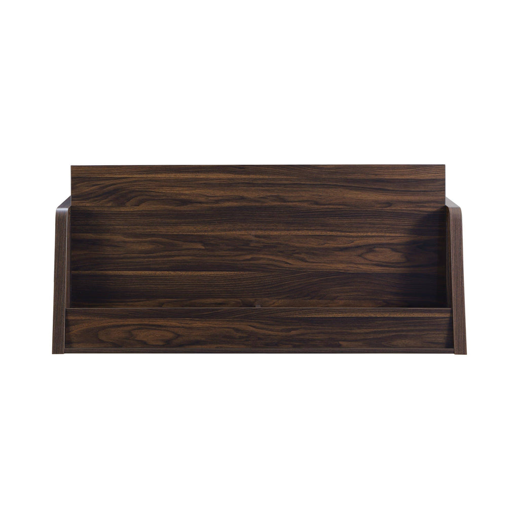 Walnut Writing Desk with Outlet Z850