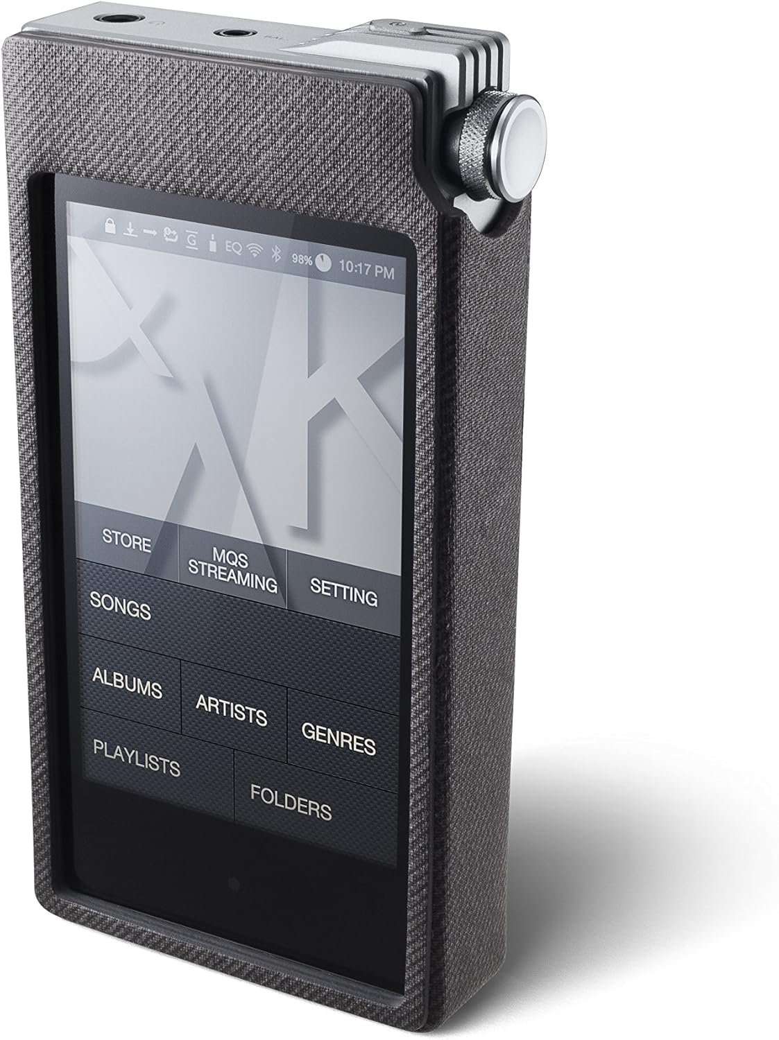 High Resolution Digital Audio Player with Wall Charger, USB Docking Station, Optical Audio Connection Kit B851558