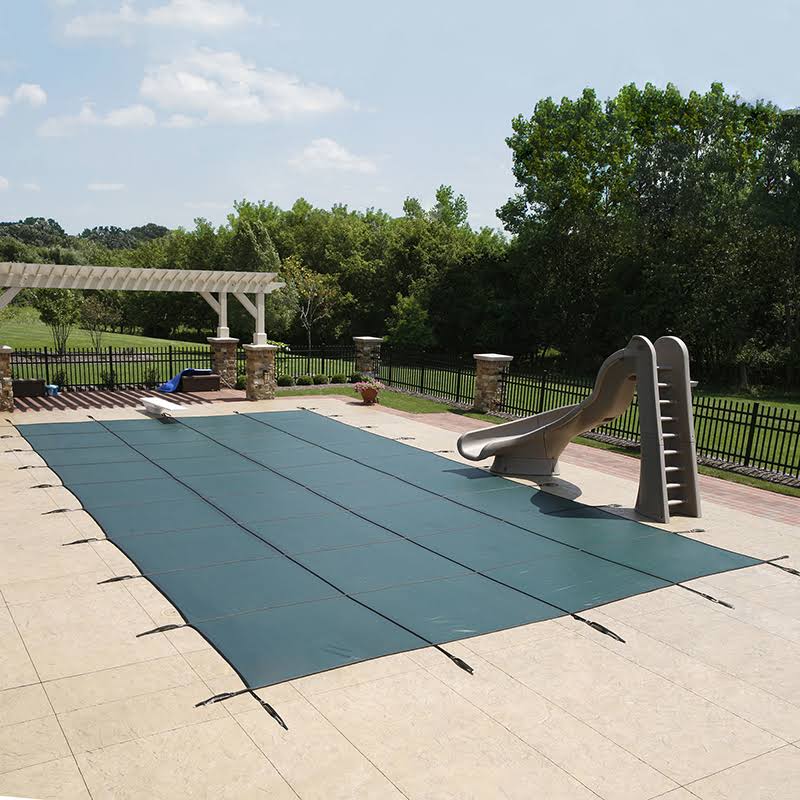 Blue 20-Year Ultra Light Solid Safety Cover for 12-ft x 24-ft Pool W278