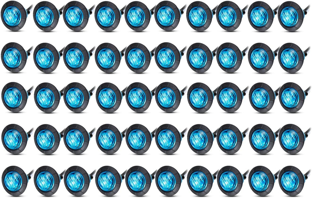 Amber LED Side Marker Light 12V DC with Rubber Grommets N70675