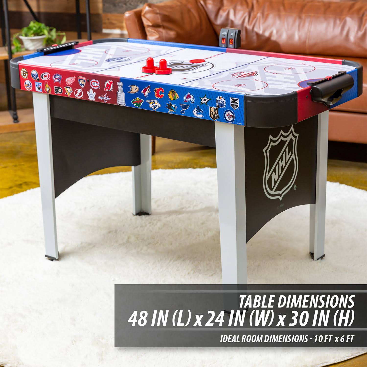 48 inch Electronic Indoor Hockey Game Table Set X2680