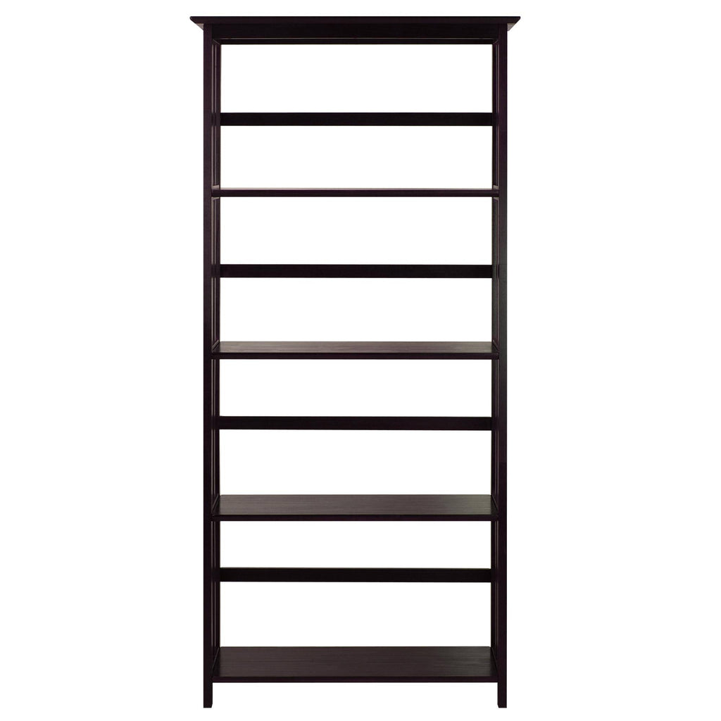 Espresso 5-Shelf Bookcase D9038