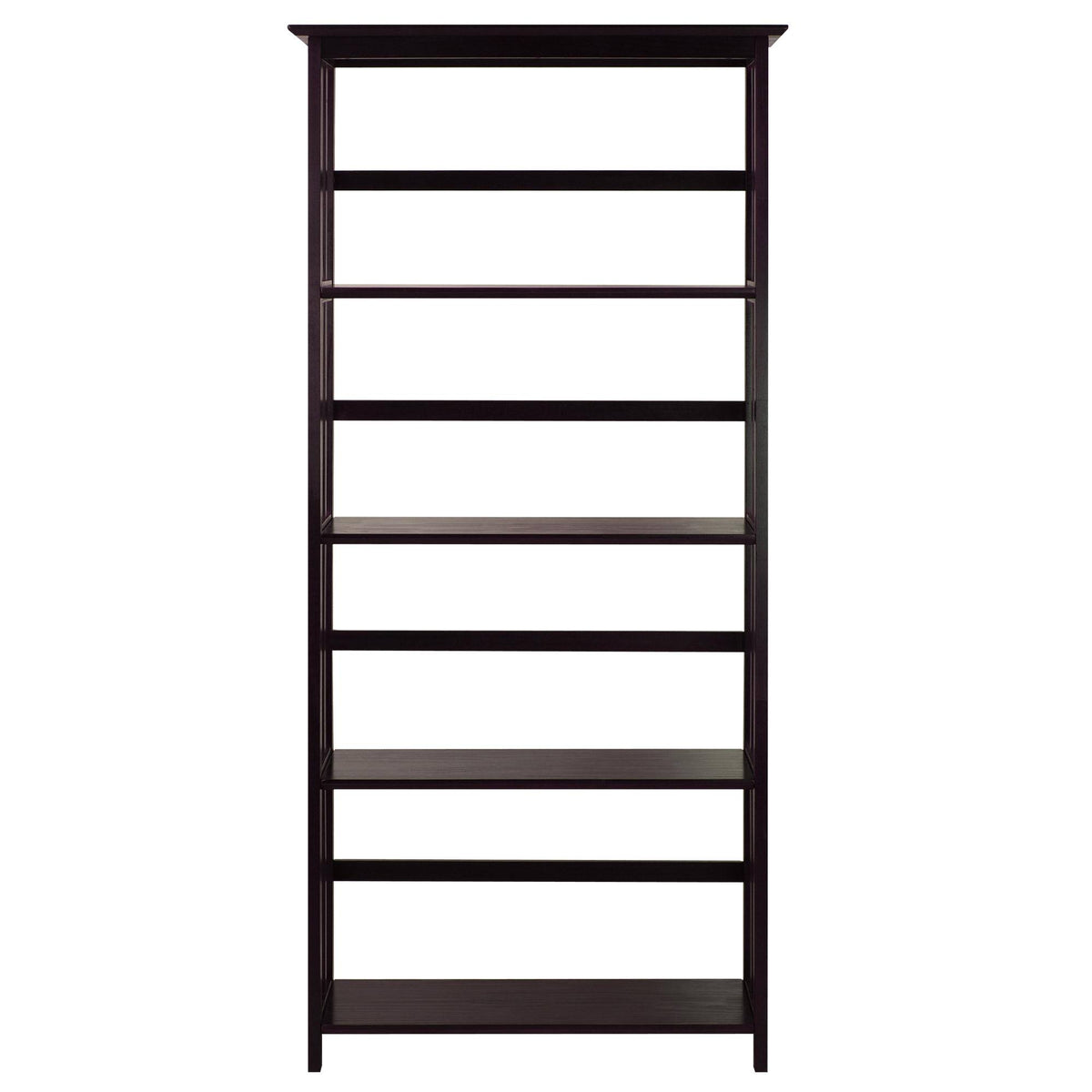Espresso 5-Shelf Bookcase D9038