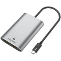 Type-C Thunderbolt to Dual HDMI Display Adapter 4K60Hz Gray 1.4 ft Y54686