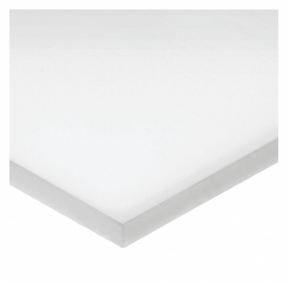 PTFE Plastic Bar 1/4x22 Thick x 4x22 Wide x 48x22 Long X2999