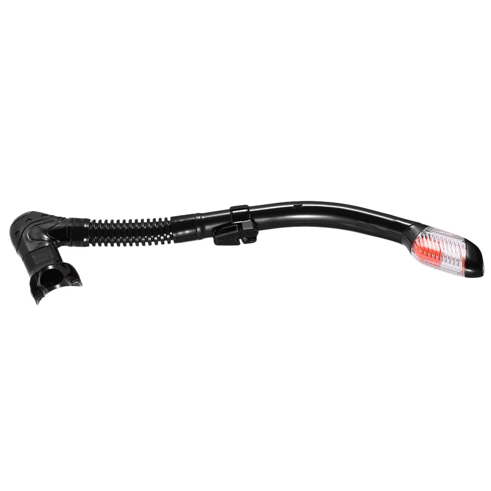 Freediving Snorkel Set with Tempered Glass Lens Goggles H730422