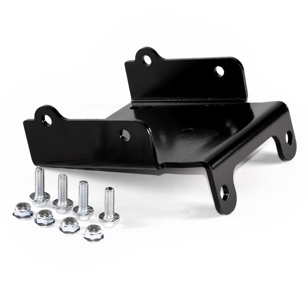 Heavy-Duty ATV Winch Mount Bracket Powder Coated Steel T1276