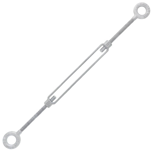 1/2 x 9 Hot Dip Galvanized Eye x Eye Turnbuckle A361