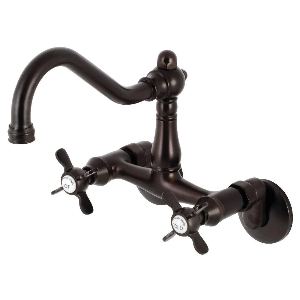Oil Rubbed Bronze Wall Mount Kitchen Faucet C102