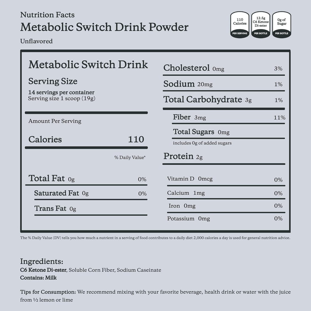 C6 Ketone Di-Ester Powder 14 Servings Pack of 2 Z317